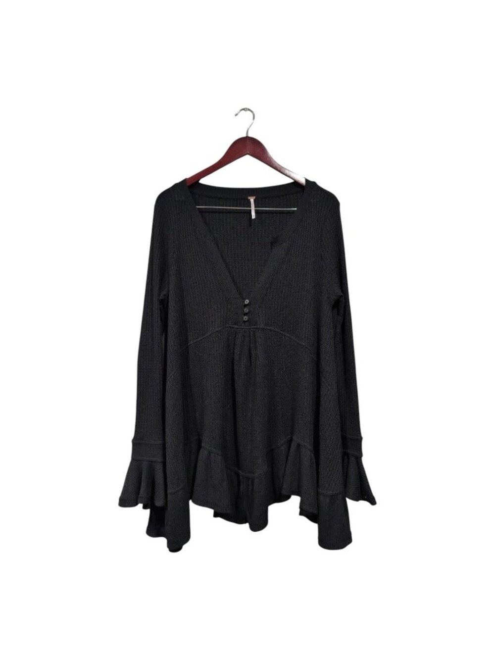 Free People Womens Oversized Olivia Henley Tunic Top Size S Witchy Whimsigoth